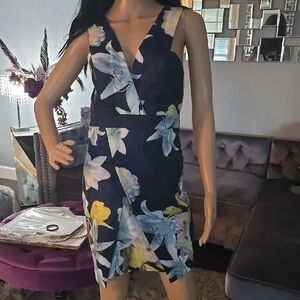 Floral V-Neck Dress